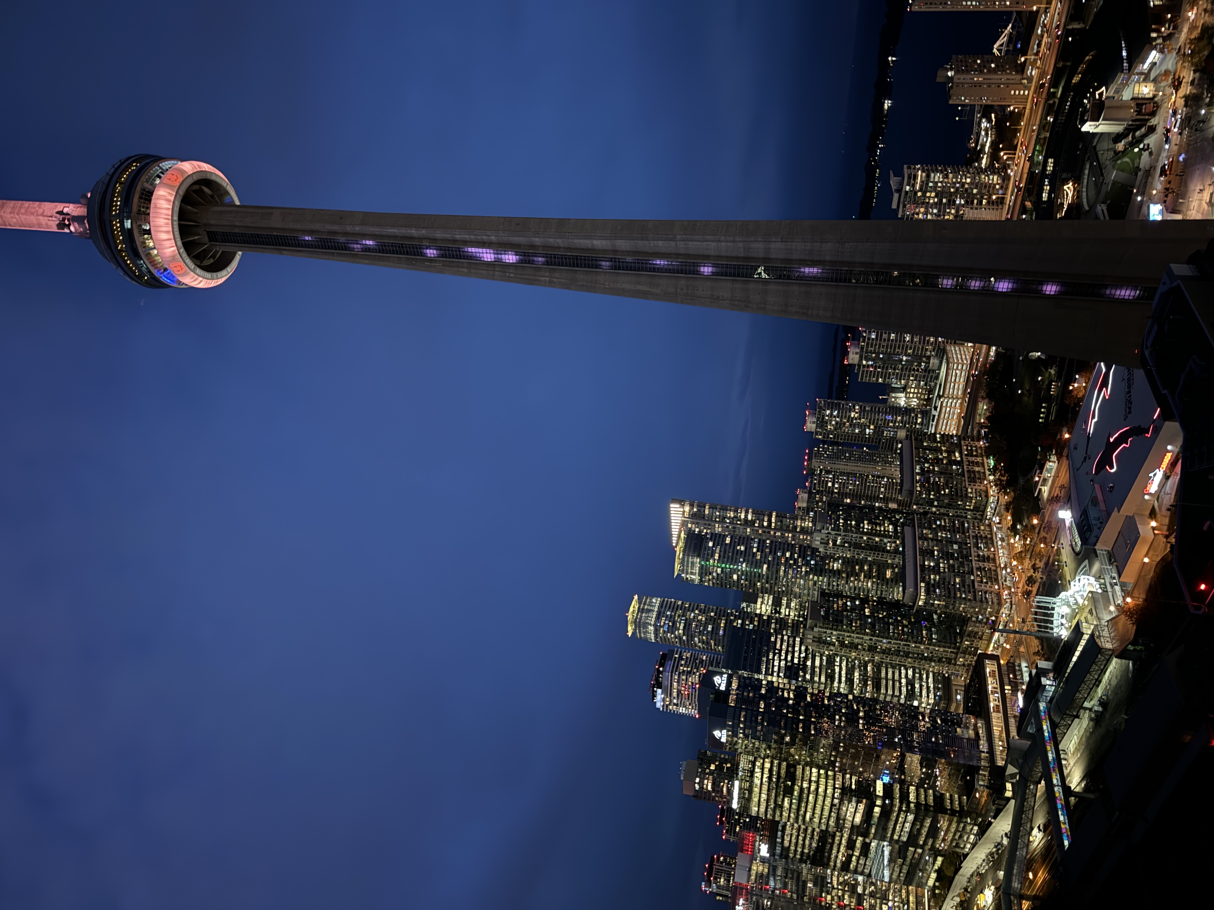 Toronto at night